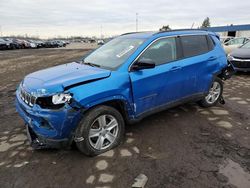 2022 Jeep Compass Latitude en venta en Woodhaven, MI