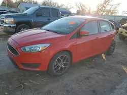 Salvage cars for sale at Wichita, KS auction: 2017 Ford Focus SE