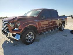 Salvage cars for sale at Arcadia, FL auction: 2015 Ford F150 Supercrew