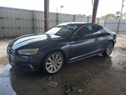 Salvage cars for sale at Homestead, FL auction: 2018 Audi A5 Premium