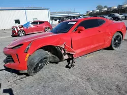 Chevrolet Camaro lt salvage cars for sale: 2017 Chevrolet Camaro LT