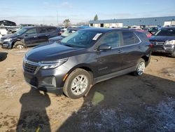 Salvage cars for sale at Woodhaven, MI auction: 2023 Chevrolet Equinox LT