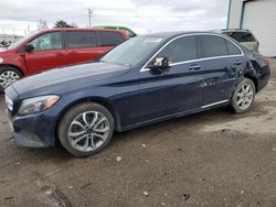 Mercedes-Benz salvage cars for sale: 2015 Mercedes-Benz C 300 4matic