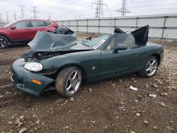 Salvage cars for sale at Elgin, IL auction: 2001 Mazda MX-5 Miata Base