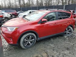 Salvage cars for sale at Waldorf, MD auction: 2017 Toyota Rav4 XLE