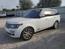 Land Rover salvage cars for sale: 2016 Land Rover Range Rover HSE