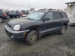 Hyundai salvage cars for sale: 2002 Hyundai Santa FE GLS