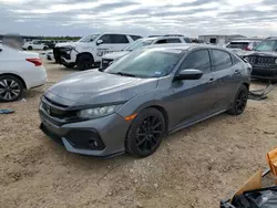 Salvage cars for sale at San Antonio, TX auction: 2017 Honda Civic Sport