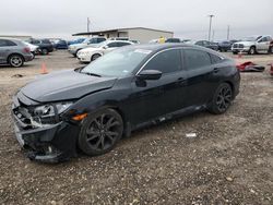 Salvage cars for sale at Temple, TX auction: 2019 Honda Civic Sport