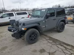 Jeep salvage cars for sale: 2018 Jeep Wrangler Sport