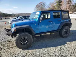 Salvage cars for sale at Concord, NC auction: 2016 Jeep Wrangler Unlimited Sport