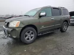 Salvage cars for sale at Eugene, OR auction: 2005 Nissan Armada SE