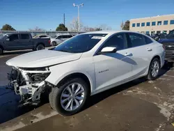 Chevrolet Vehiculos salvage en venta: 2020 Chevrolet Malibu LT