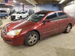 Salvage cars for sale at auction: 2006 Honda Accord EX