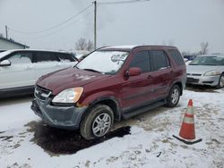 Salvage cars for sale at Pekin, IL auction: 2003 Honda CR-V EX