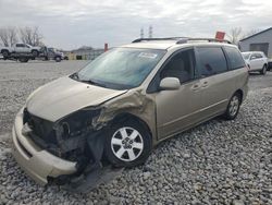 Salvage cars for sale at Barberton, OH auction: 2005 Toyota Sienna XLE