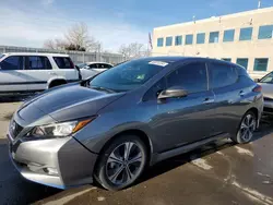 Salvage cars for sale at Littleton, CO auction: 2020 Nissan Leaf SV Plus