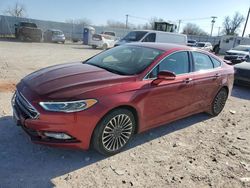 Salvage Cars with No Bids Yet For Sale at auction: 2017 Ford Fusion Titanium