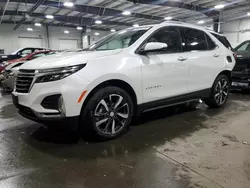 Salvage cars for sale at Ham Lake, MN auction: 2022 Chevrolet Equinox Premier