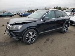 Salvage cars for sale at Denver, CO auction: 2017 Volkswagen Touareg Wolfsburg