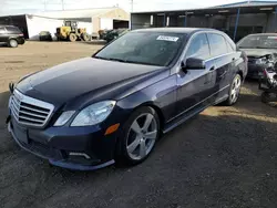 Mercedes-Benz salvage cars for sale: 2011 Mercedes-Benz E 350 4matic