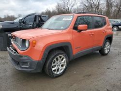 Salvage cars for sale from Copart Ellwood City, PA: 2015 Jeep Renegade Latitude