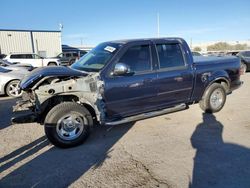 Ford salvage cars for sale: 2002 Ford F150 Supercrew