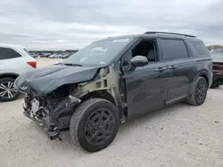 Salvage cars for sale at San Antonio, TX auction: 2025 KIA Carnival SX