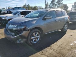 Salvage cars for sale at Denver, CO auction: 2010 Nissan Murano S