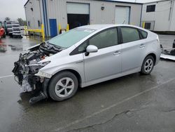 Salvage cars for sale at Vallejo, CA auction: 2015 Toyota Prius