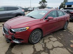 Salvage cars for sale at Woodhaven, MI auction: 2017 Ford Fusion SE