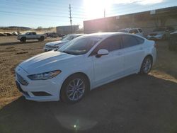 Salvage cars for sale at Colorado Springs, CO auction: 2017 Ford Fusion SE