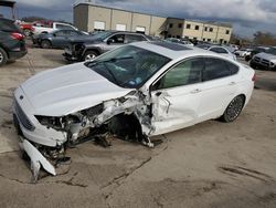 Salvage cars for sale at Wilmer, TX auction: 2017 Ford Fusion Titanium HEV