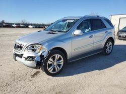 Salvage cars for sale at Kansas City, KS auction: 2010 Mercedes-Benz ML 350 4matic