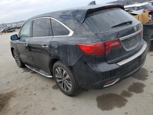 2016 Acura MDX Technology