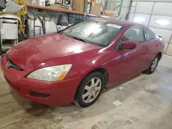 Salvage cars for sale at Columbia, MO auction: 2005 Honda Accord EX