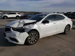 Salvage cars for sale at Grand Prairie, TX auction: 2018 Acura TLX