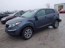 Salvage cars for sale at Kansas City, KS auction: 2014 KIA Sportage Base