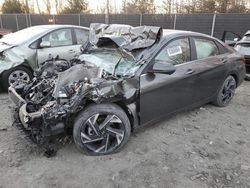 Salvage cars for sale at Waldorf, MD auction: 2024 Hyundai Elantra Limited