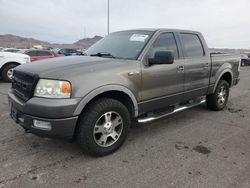 Salvage cars for sale at North Las Vegas, NV auction: 2005 Ford F150 Supercrew