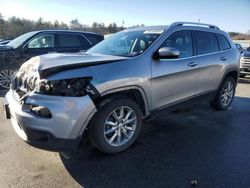 Salvage cars for sale at Windham, ME auction: 2018 Jeep Cherokee Limited