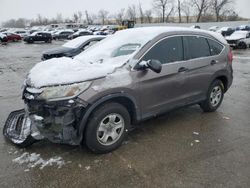 Salvage cars for sale from Copart Bridgeton, MO: 2015 Honda CR-V LX