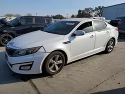 KIA salvage cars for sale: 2015 KIA Optima LX