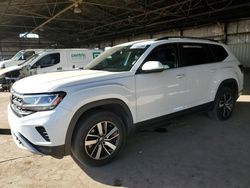 Salvage cars for sale from Copart Phoenix, AZ: 2021 Volkswagen Atlas SE