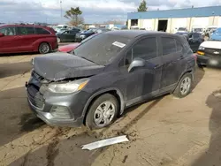 Salvage cars for sale at Woodhaven, MI auction: 2019 Chevrolet Trax LS