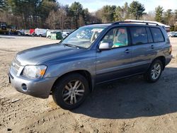 Toyota salvage cars for sale: 2006 Toyota Highlander Hybrid