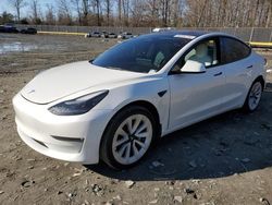 Salvage Cars with No Bids Yet For Sale at auction: 2022 Tesla Model 3