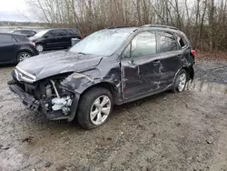 Salvage cars for sale at Arlington, WA auction: 2015 Subaru Forester 2.5I Premium