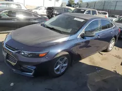 Chevrolet Malibu ls Vehiculos salvage en venta: 2017 Chevrolet Malibu LS