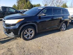 Vehiculos salvage en venta de Copart Finksburg, MD: 2015 Toyota Highlander XLE